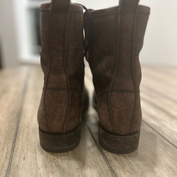 Frye Veronica Combat Boot Sz8.5 Faded Brown - Picture 6 of 6